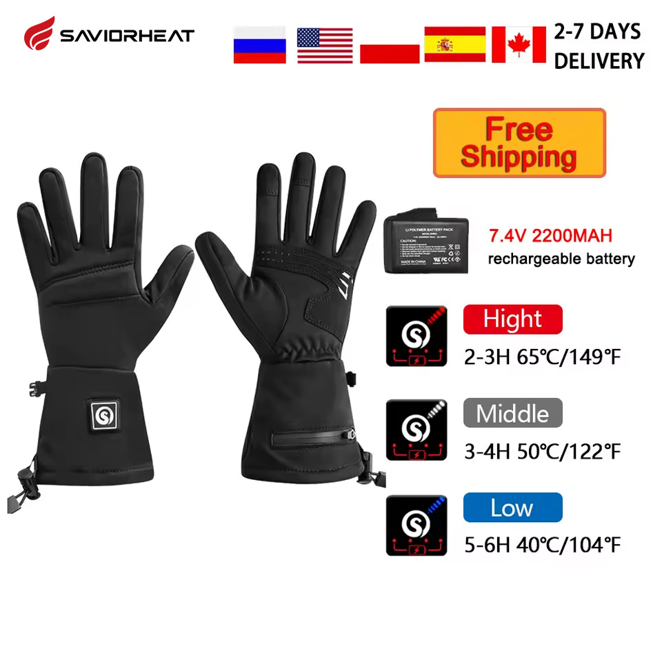 Snow Deer S18 Winter Heated Gl - Motorcycle Glove Knuckle 评论和价格
