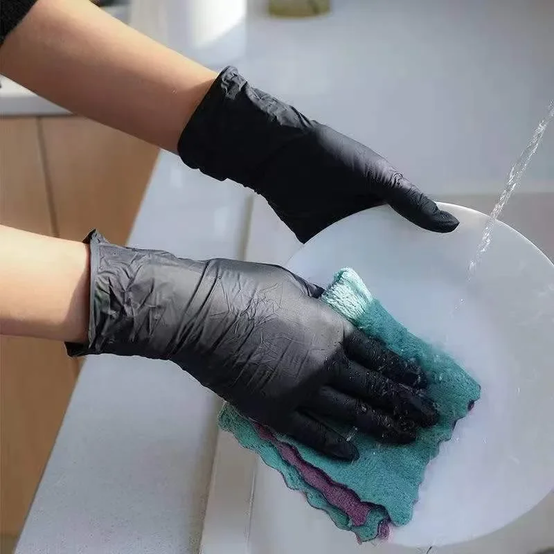 Disposable Gloves Black Home N - Nitrile Mechanic Glove 评论和价格