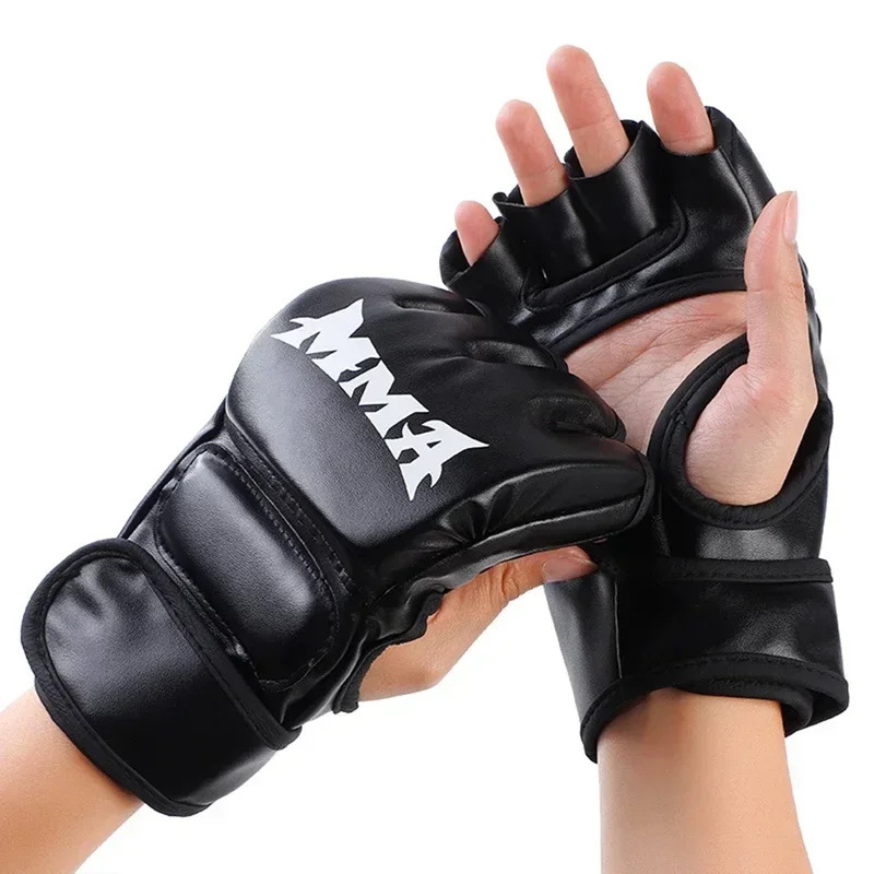 Half Finger Professional Boxin - Motorcycle Glove Knuckle 评论和价格