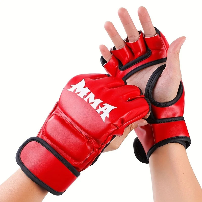 Half Finger Professional Boxin - Motorcycle Glove Knuckle 评论和价格