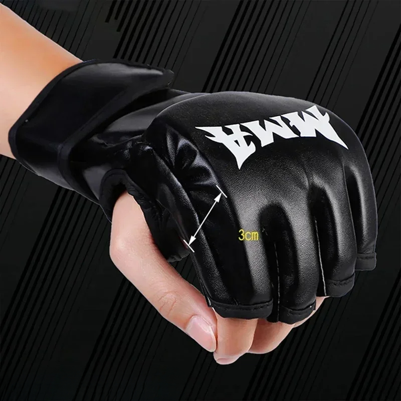 Half Finger Professional Boxin - Motorcycle Glove Knuckle 评论和价格