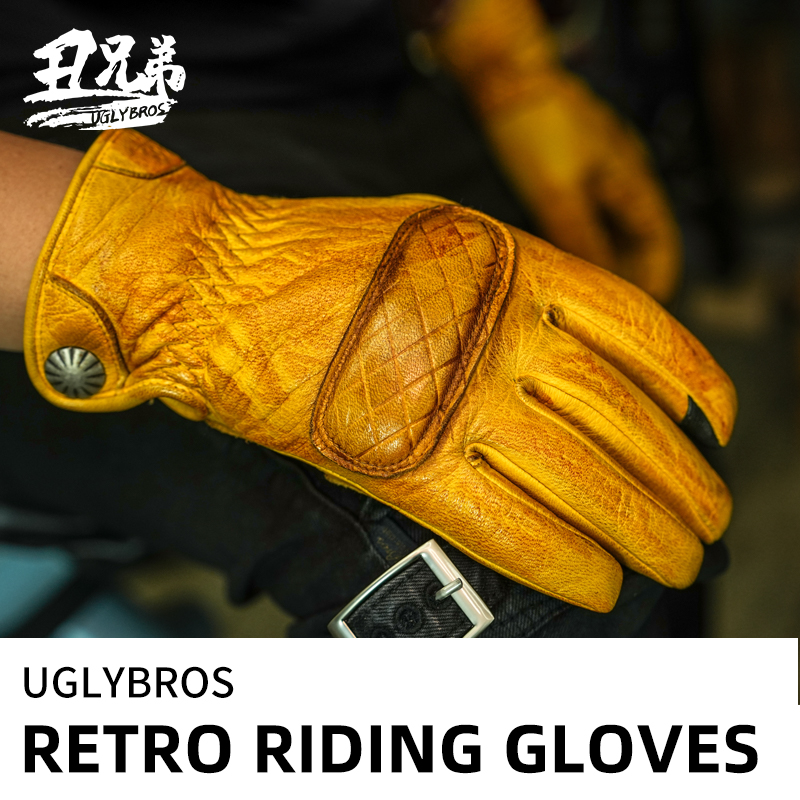 UGLYBROS Retro Motorcycle Ridi - Leather Driving Glove 评论和价格