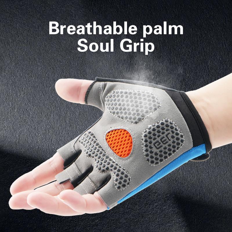 Unisex Half Finger Cycling Glo - Cycling Glove Padded 评论和价格
